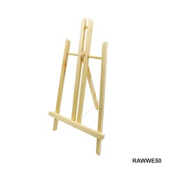 WOODEN EASEL 50CM RAW-WE50
